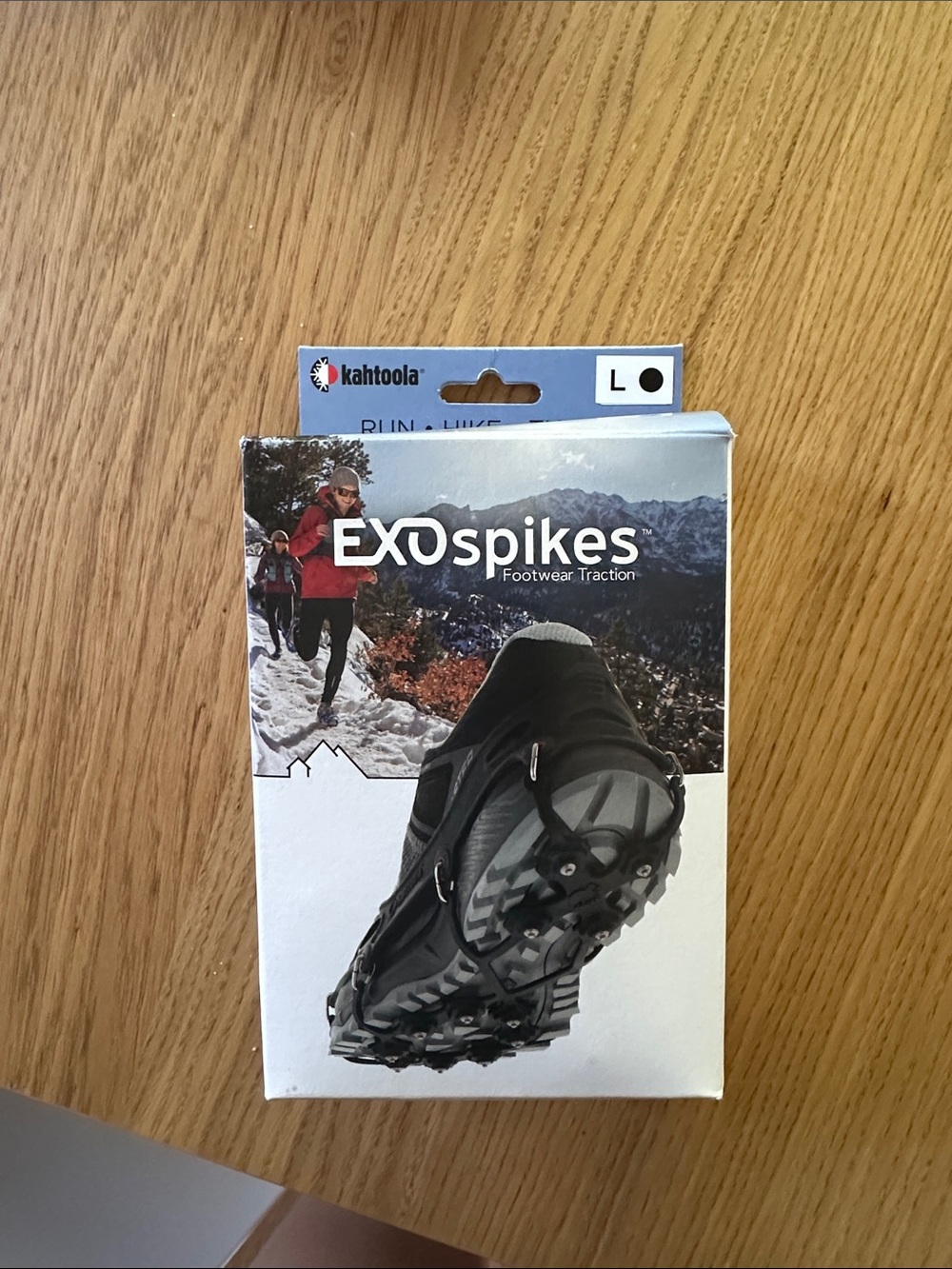 Kahtoola EXOspikes Men's Black Traction Footwear Covers - Large